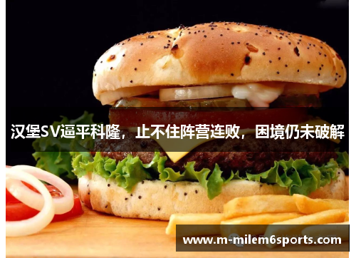 汉堡SV逼平科隆,止不住阵营连败,困境仍未破解